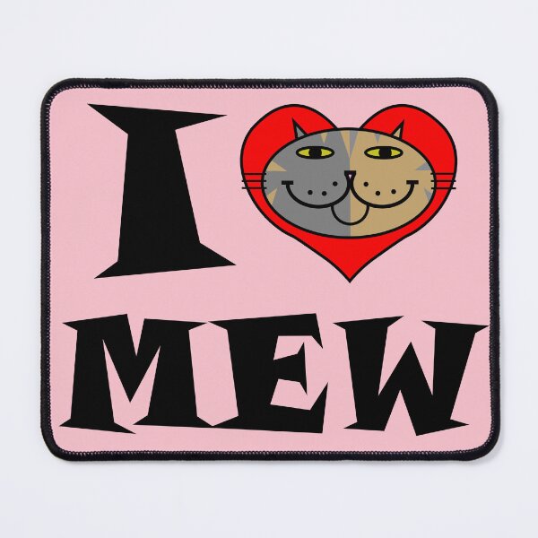 Item preview, I HEART MEW - TORTISESHELL CAT designed and sold by RawSunArt.