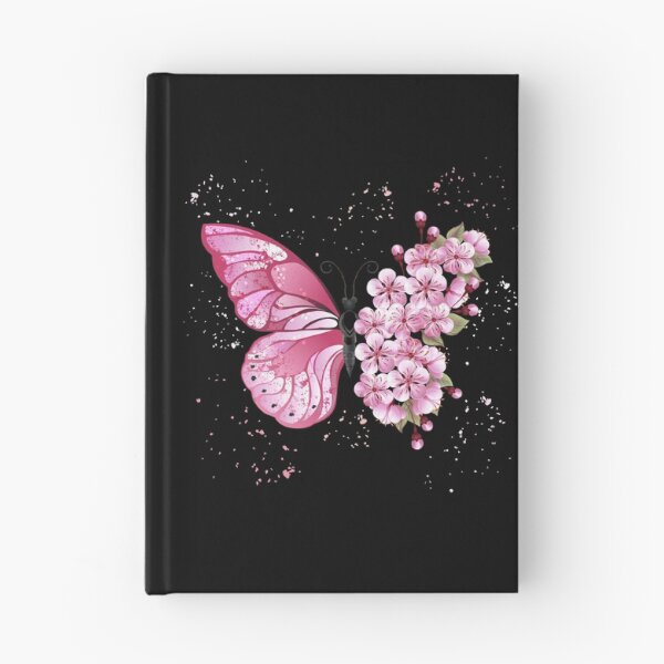 Item preview, Pink Butterfly Flower Pink Sparkles Art - Garden Design designed and sold by CreativNode.