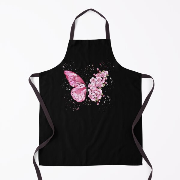 Item preview, Pink Butterfly Flower Pink Sparkles Art - Garden Design designed and sold by CreativNode.