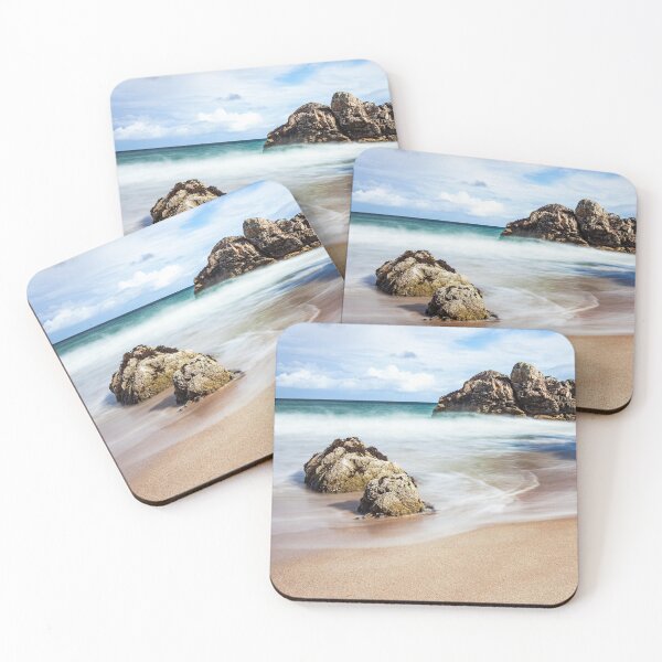 Item preview, Rocks, waves and sand, Durness Beach designed and sold by kennyptim.