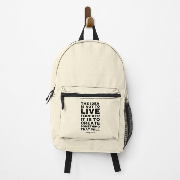 Item preview, The idea is not to live forever it is to create something that will. designed and sold by Einstein12345.