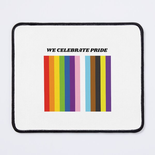 Item preview, WE CELEBRATE PRIDE - Inclusive Pride Flag LGBTQIA+ designed and sold by Inspirationmotivation.