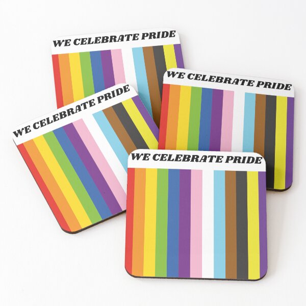 Item preview, WE CELEBRATE PRIDE - Inclusive Pride Flag LGBTQIA+ designed and sold by Inspirationmotivation.