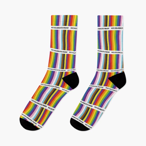 Item preview, WE CELEBRATE PRIDE - Inclusive Pride Flag LGBTQIA+ designed and sold by Inspirationmotivation.