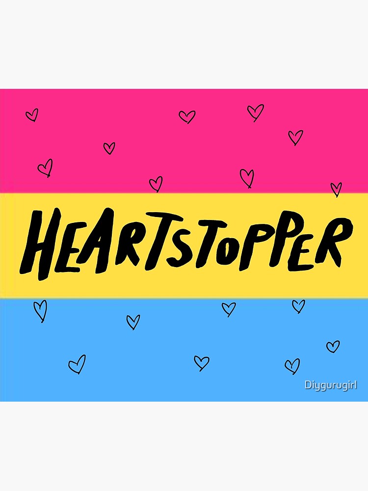 Heartstopper Logo Pansexual Pride Flag Poster For Sale By Diygurugirl Redbubble