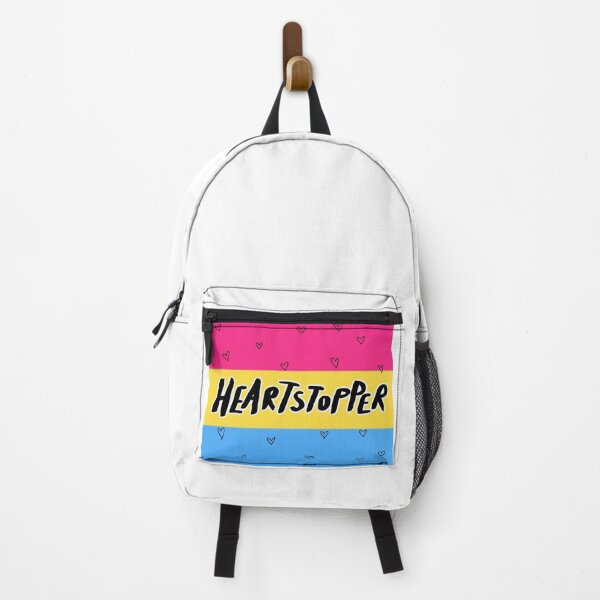 Item preview, heartstopper logo, pansexual pride flag designed and sold by Diygurugirl.