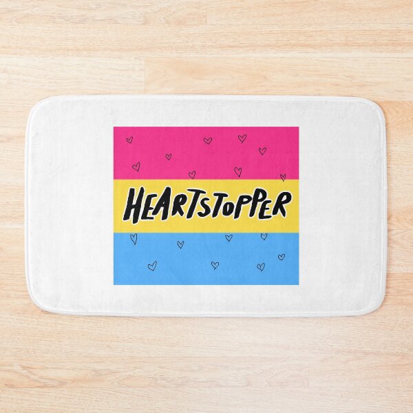 Item preview, heartstopper logo, pansexual pride flag designed and sold by Diygurugirl.