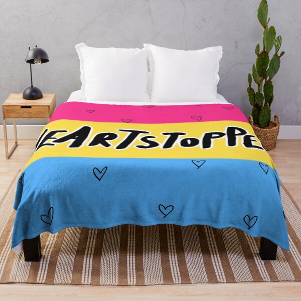 Item preview, heartstopper logo, pansexual pride flag designed and sold by Diygurugirl.