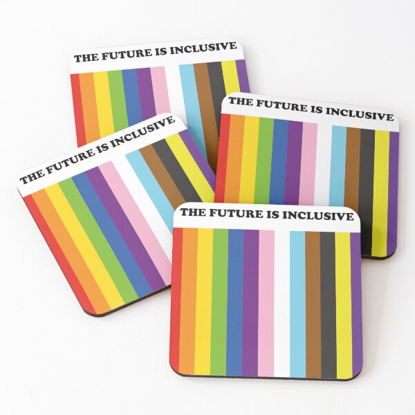 Item preview, The Future Is Inclusive Pride Rainbow designed and sold by Inspirationmotivation.