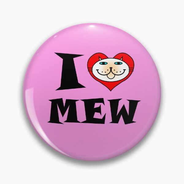 Item preview, I HEART MEW - FLAME POINT SIAMESE CAT designed and sold by RawSunArt.