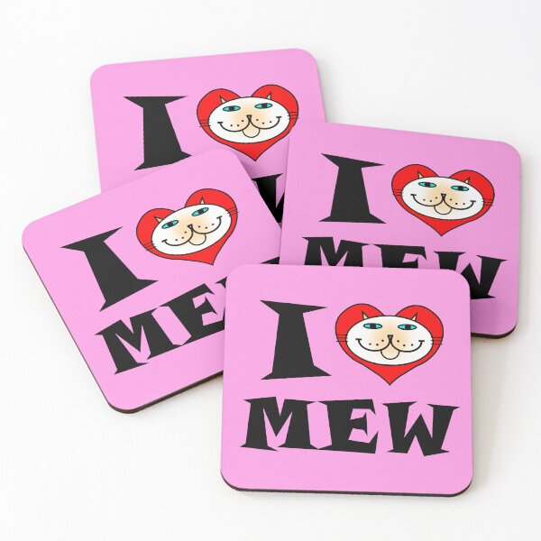Item preview, I HEART MEW - FLAME POINT SIAMESE CAT designed and sold by RawSunArt.