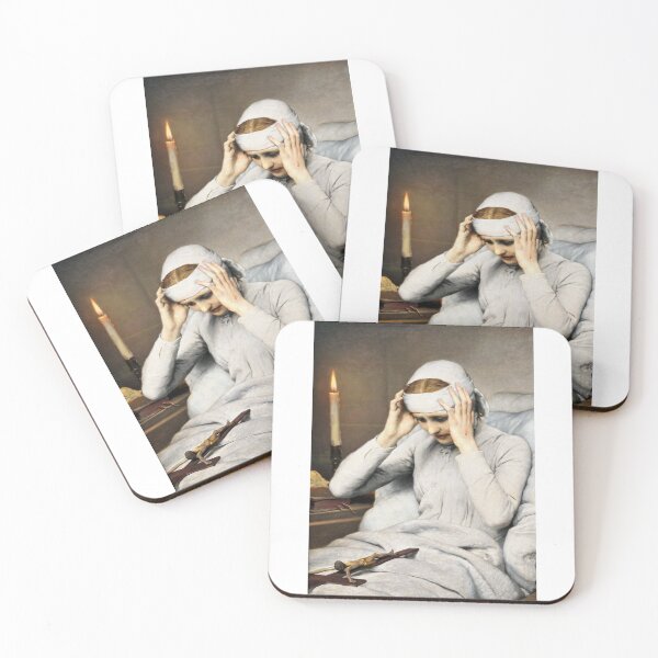 Item preview, The Ecstatic Virgin Anna Katharina Emmerich - Gabriel von Max  designed and sold by TeeARTHY.