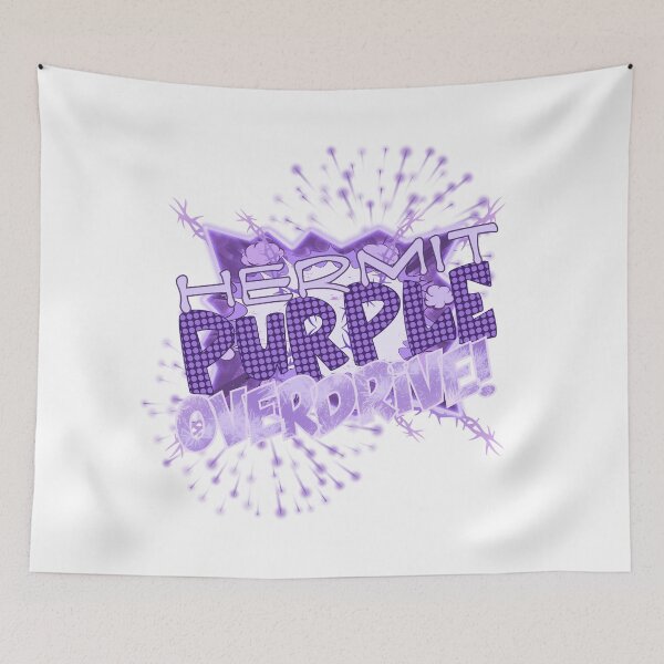 Item preview, Purple Hermit Stand (Design #1 - on White) designed and sold by epinkb.