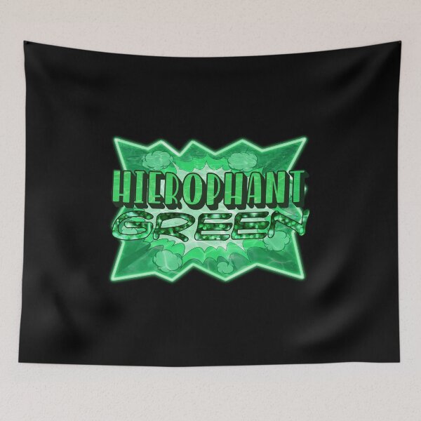 Item preview, Green Hierophant Stand (Design #3 - On Black) designed and sold by epinkb.