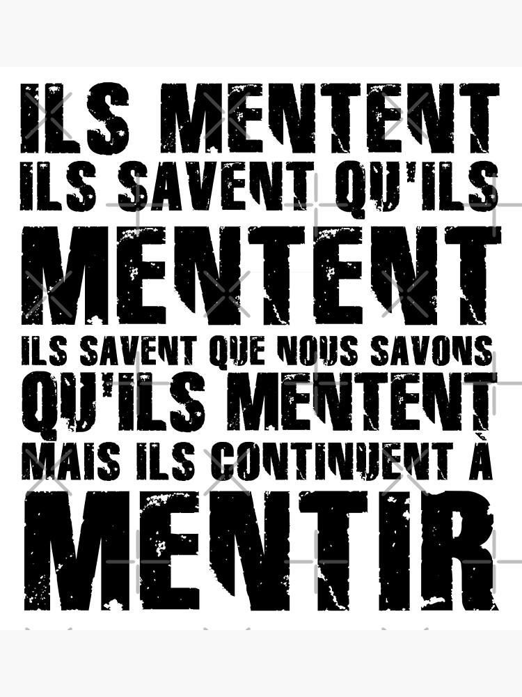 Ils Mentent Ils Savent Qu'ils Mentent Indochine
