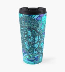 SCI - String Cheese Incident - Psychedelic Jellyfish Jelly Fish Ocean of My Brain To Much Tequila Travel Mug