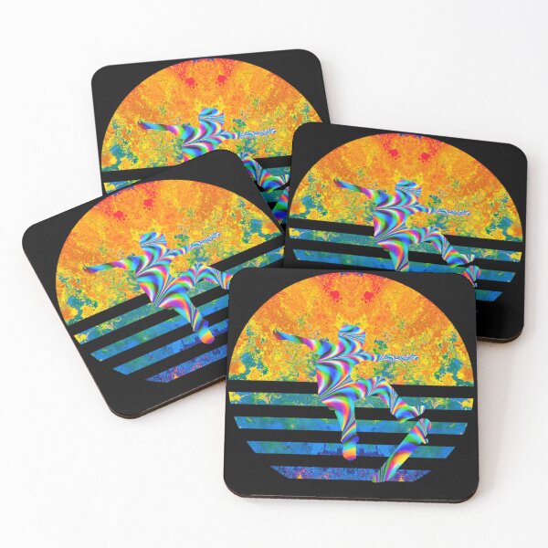 Item preview, Cool Graffiti Skateboarder orange and blue retro sunset summer designed and sold by Zevy-Darling.