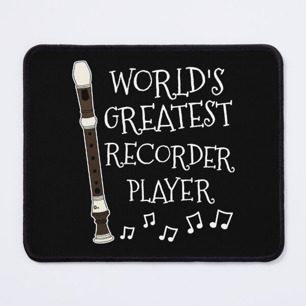 Item preview, World's Greatest Recorder Player, Woodwind Musician designed and sold by doodlerob.