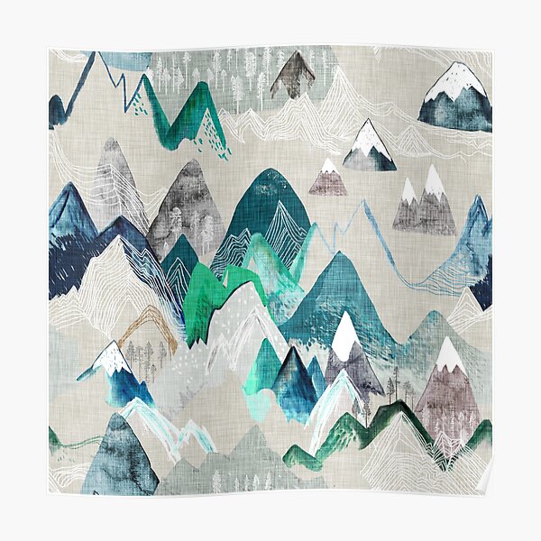 Call of the Mountains (in evergreen) Poster