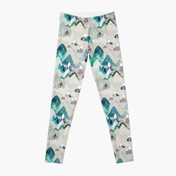 Call of the Mountains (in evergreen) Leggings