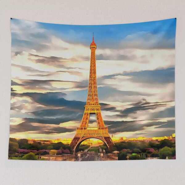 Item preview, Eiffel Tower (Painting) designed and sold by cmphotographs.