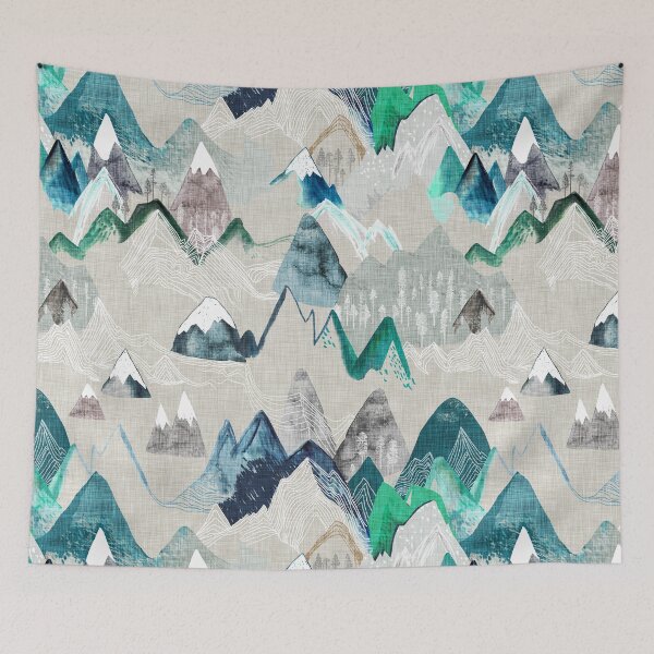 Item preview, Call of the Mountains (in evergreen)  designed and sold by Esther  Fallon Lau.