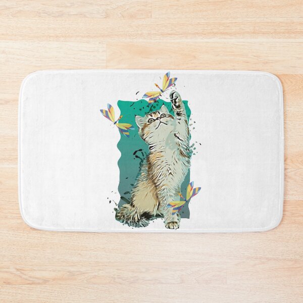 Item preview, KITTY AND DRAGONFLIES designed and sold by Tammera.