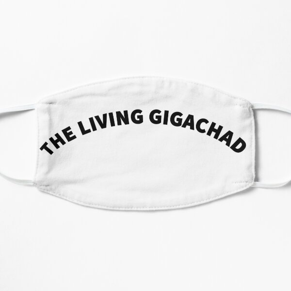 Chad Gigachad Mask Mask Cloth Reusable Print Filter Washable Chad Gigachad  Meme Soyjak Doomer Zoomer Boomer Macho Jaw Gray