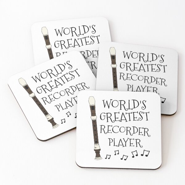 Item preview, World's Greatest Recorder Player, Woodwind Musician designed and sold by doodlerob.