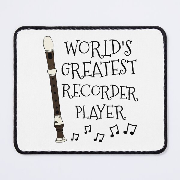 Item preview, World's Greatest Recorder Player, Woodwind Musician designed and sold by doodlerob.