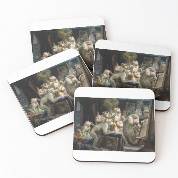 Item preview, A Visit to the Artist's Studio Gabriel von Max designed and sold by TeeARTHY.