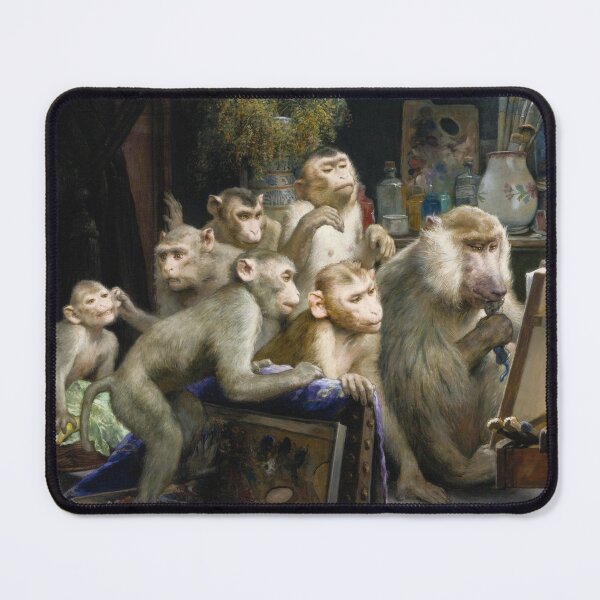 Item preview, A Visit to the Artist's Studio Gabriel von Max designed and sold by TeeARTHY.