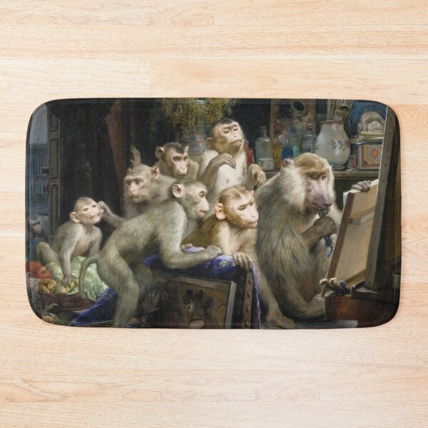 Item preview, A Visit to the Artist's Studio Gabriel von Max designed and sold by TeeARTHY.