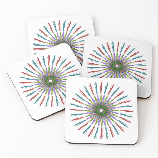 Item preview, Multicolored Radiant Sun, Abstract Art designed and sold by Meo Design.