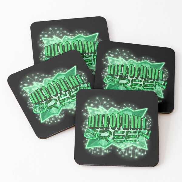 Item preview, Green Hierophant Stand (Design #1 - On Black) designed and sold by epinkb.