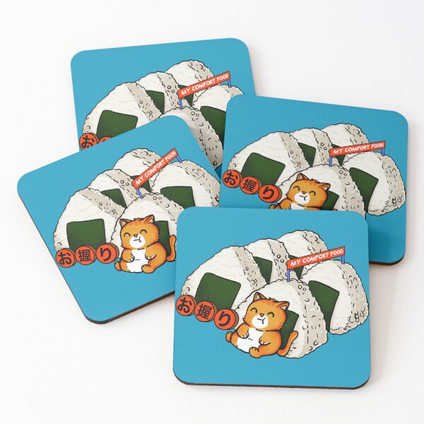 Item preview, ONIGIRI NEKO - My Comfort Food designed and sold by MuloPops.