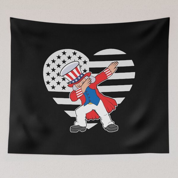 Item preview, Lincoln Dapping With American Flag Heart designed and sold by soudaniet.