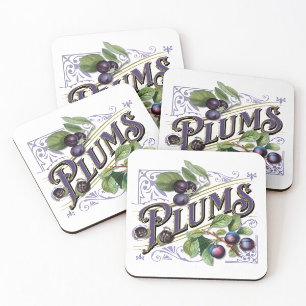 Item preview, Vintage Fruit Purple Plum Design designed and sold by JCMCDesigns.