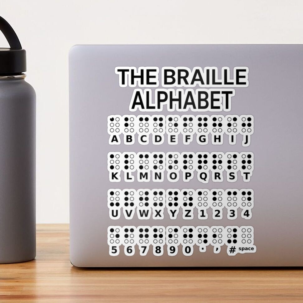 Feel 'n Peel Stickers: Braille-Print Capital Letters A-Z