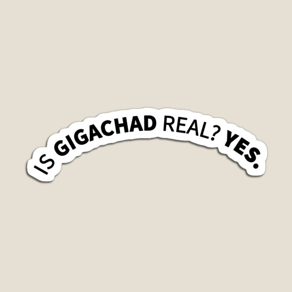 Gigachad Meme Magnet for Sale by garmy