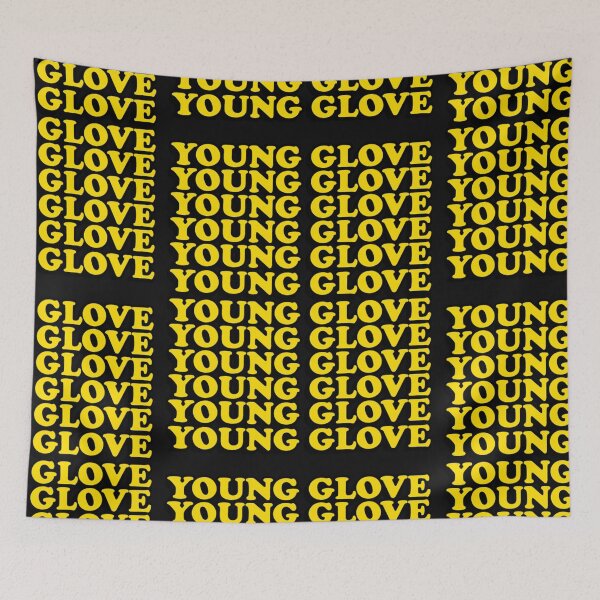 Item preview, Young glove, pure text design designed and sold by dusso.