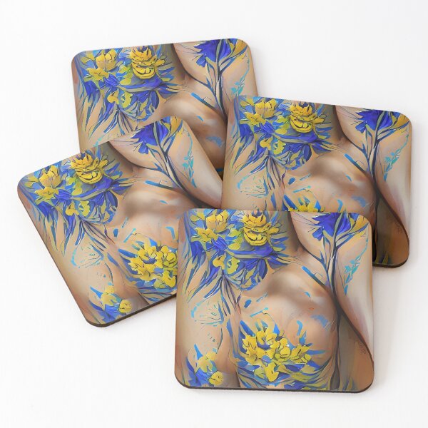 Item preview, Ukraine Coloired F~lowers On Body designed and sold by Visual-Fantasy.