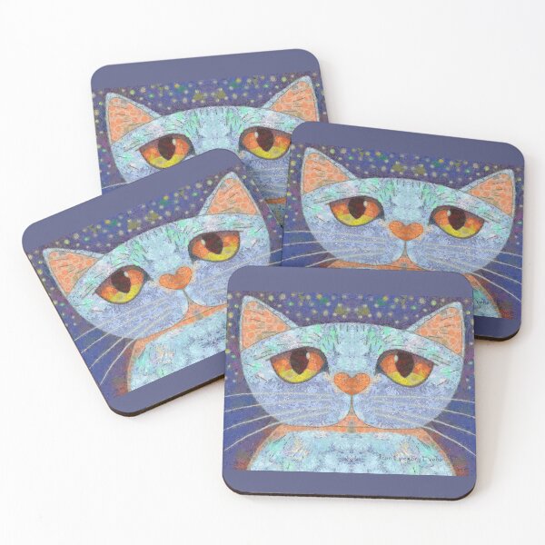 Item preview, WORRIED THE CAT designed and sold by Jean Gregory Evans.