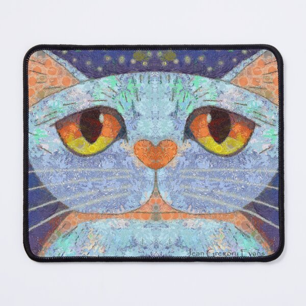 Item preview, WORRIED THE CAT designed and sold by Jean Gregory Evans.