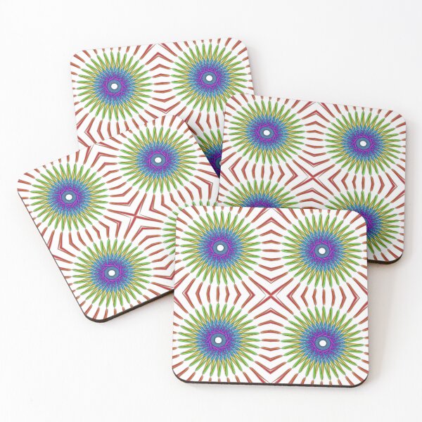 Item preview, rainbow suns pattern designed and sold by Meo Design.