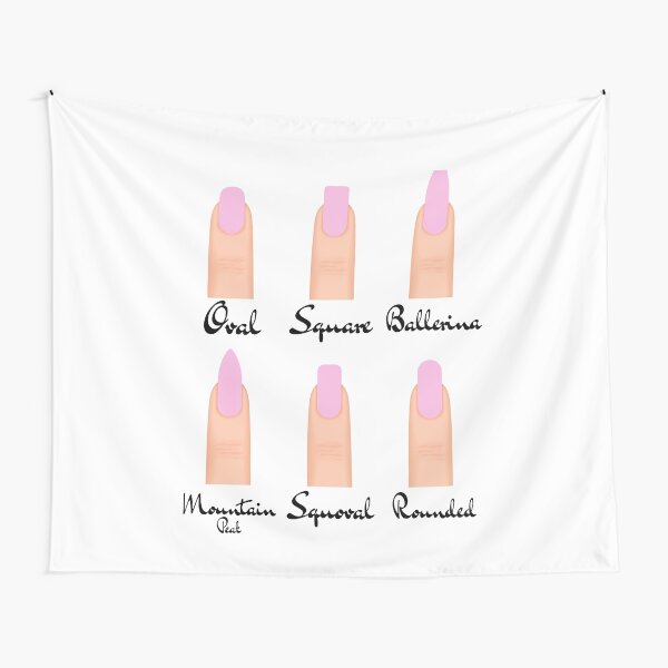 nails shape nail artist nails artists aprons text nail salon gifts idea for womens tapestry for sale by manakiry88 redbubble