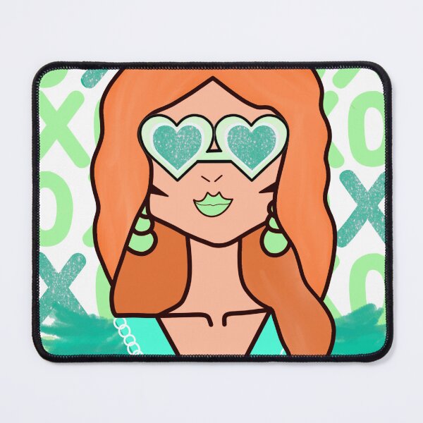 Item preview, Preppy green funky girl designed and sold by mollsdesignss.