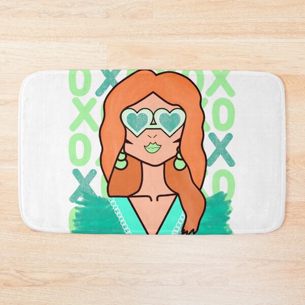 Item preview, Preppy green funky girl  designed and sold by mollsdesignss.