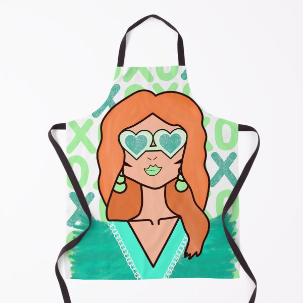 Item preview, Preppy green funky girl designed and sold by mollsdesignss.