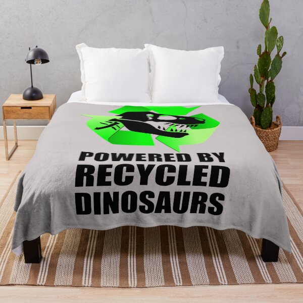 Item preview, Powered by Recycled Dinosaurs T-Rex designed and sold by birdo-art.